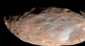 "Luna" de Marte revela sorprendente hallazgo sobre el pasado del 'planeta rojo'