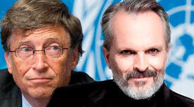 Miguel Bosé acusa a Bill Gates de tener un "plan de dominación mundial"