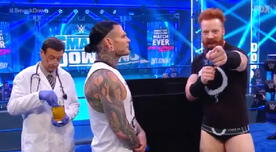 WWE: Jeff Hardy pasó prueba de orina en el ring, pero lanzó el líquido al rostro de Sheamus [VIDEO]
