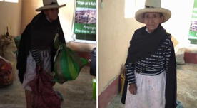 Anciana dona su cosecha para enfermos de COVID-19: "Aquí les traigo unas cositas"