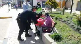 Policías utilizan su sueldo para donar víveres a los más necesitados