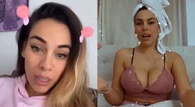 Aída Martínez se molestó con medios que censuraron sus senos [VIDEO]