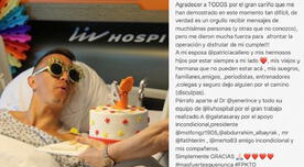 Fernando Muslera fue operado con éxito y celebró su cumpleaños en la clínica