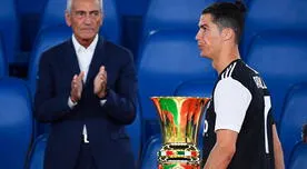Califican a Cristiano Ronaldo como "lo peor de la final" de la Copa Italia