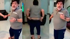 Filtran video de Maradona en supuesto estado de ebriedad y bajándose el pantalón [VIDEO]