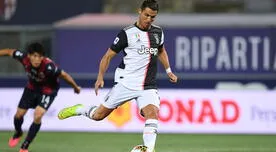 Juventus, con gol de Cristiano, venció 2-0 a Bologna en el regreso de la Serie A [VIDEOS]
