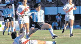 Un día como hoy Perú empató con la Argentina de Maradona