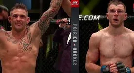 UFC Fight Night: Dustin Poirier ganó por decisión unánime a Dan Hooker