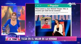 Magaly Medina arremete en contra de Tilsa Lozano y le recuerda su pasado con Juan Vargas [VIDEO]