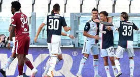 Con golazos de Ronaldo y Dybala: Juventus venció 4-1 al Torino y sigue en lo más alto en Italia 