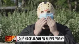 Jason de Viernes 13 sale a asustar a la gente para que use mascarilla [VIDEO]