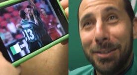Claudio Pizarro y su emoción tras recordar su primer gol con el  Werder Bremen