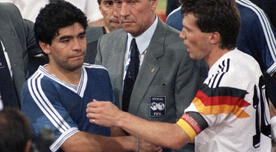 Un día como hoy Diego Maradona perdió la final del Mundial Italia 90 [VIDEO]