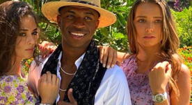 Quiere seguir de goleador: Vinicius pasa vacaciones en Ibiza junto a dos supermodelos [FOTO]