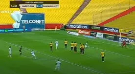 Barcelona SC vs Guayaquil City: Ver golazo de tiro libre de Angel Gracia para el 1-0 [VIDEO]