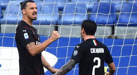 AC Milan vs Sampdoria: Ibrahimovic anotó golazo de cabeza [VIDEO]