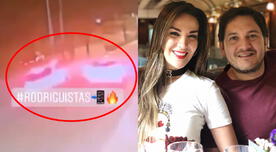 Silvia Cornejo: fuerte video revela cómo chocó el auto de su pareja