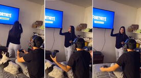 TikTok: Le apaga la TV cuando iba a jugar Fortnite y novio tiene insólita reacción [VIDEO]