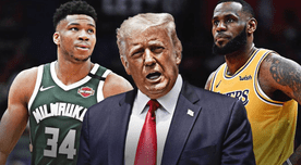 Donald Trump criticó boicot en la NBA: "No sé por qué protestan. Se ha vuelto una organización parapolítica"
