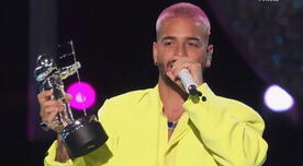 MTV AWARDS 2020: Maluma ganó un VMA y se lució cantando "Hawái"