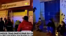 Intervienen a ocho jóvenes en 'fiesta COVID' dentro de peluquería en Pueblo Libre [VIDEO]