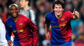 Samuel Eto’o a Lionel Messi: “Estoy feliz porque ‘mi hijo’ se queda en casa”