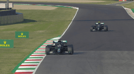 Lewis Hamilton se quedó con el GP de Toscana en accidentada carrera [VIDEO]