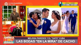 Rodrigo Cuba le respondió a Carlos Cacho por criticar el look que usó al casarse [VIDEO]