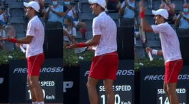 Masters de Roma: Novak Djokovic perdió los papeles y desató su furia con el árbitro