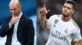 Zidane: "No tengo nada contra Jovic. No quería cambiar el sistema, por eso no ingresó"