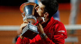 Novak Djokovic venció 7-5 y 6-3 a Schwartzman y se quedó con el Masters 1000 de Roma 