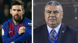 Claudio Tapia criticó al Barcelona: "No me causó simpatía cómo trataron a Messi"