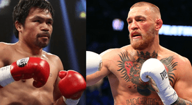 Conor McGregor anuncia que tendrá una pelea de box contra Manny Pacquiao 