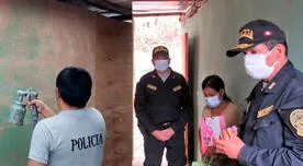 Apurímac: Policías ayudaron con víveres y donaron vivienda a mujer que se encuentra en pobreza extrema