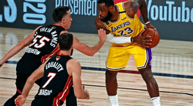 De la mano de LeBron James, los Lakers ganaron 116 - 98 a los Heat por el juego 1 NBA Finals