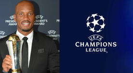 Didier Drogba recibe el "Premio Presidente" de la UEFA 2020 - FOTO