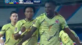 Duván Zapata anotó el 1-0 de Venezuela frente a Colombia - VIDEO