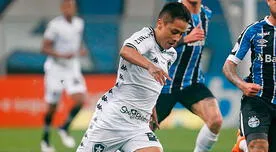 Alexander Lecaros por fin debutó con Botafogo en el Brasileirao