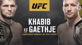 UFC 254:Khabib derrotó a Gaethje y rompió en llanto por la muerte de su padre