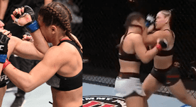 UFC 254: luchadora rusa recibió brutal codazo que le cortó la nariz y así terminó su rostro - VIDEO