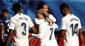 Con doblete de Benzema: Real Madrid goleó 4-1 al Huesca por LaLiga
