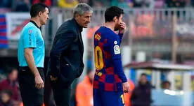Quique Setién: "Messi es difícil de gestionar"