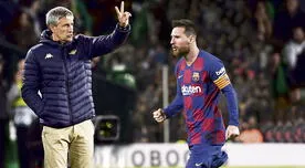 Revelan la discusión de Messi y Setién: "Si no te gusta lo que digo, ahí tienes la puerta"