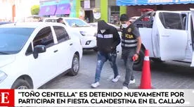 Toño Centella fue nuevamente detenido por cantar en "fiesta covid" - Video
