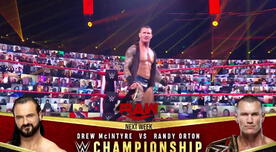 WWE RAW: Randy Orton enfrentará a Drew Mclntyre por el título - RESUMEN