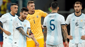 Argentina y los dos jugadores que corren riesgo de no estar ante Perú si reciben amarilla 