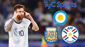Ver TyC Sports y TV Pública EN VIVO, Argentina 0-1 Paraguay por Eliminatorias Qatar 2022 