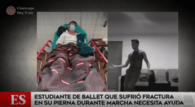 Estudiante de ballet terminó con pierna fracturada en protestas y familiares piden ayuda