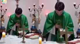 Viral: sacerdote sufre ataque de risas durante misa virtual