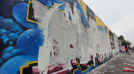 Altar y mural en memoria a Inti Sotelo y Bryan Pintado fueron destruidos - VIDEO